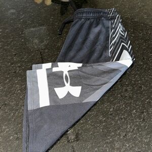 Under Armour Black and White Graphic Shorts